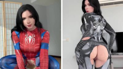 Sweetie fox passionate spider woman vs  black spider girl! xxx ฝรั่ง