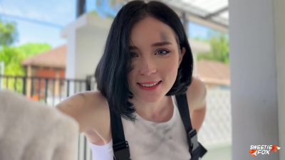 avฝรั่ง รถเสียไม่มีตังค์จ่าย Sweetie Fox Beauty Auto-Mechanic